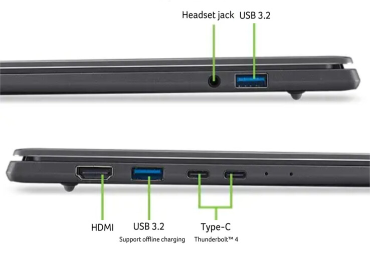 Acer'ın 16 inçlik dizüstü bilgisayarı, 100 W şarjı destekleyen 70 Wh'lik bir batarya da içeriyor.