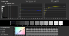 CalMAN - Greyscale - calibrated