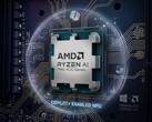 Yapay zeka tarafından oluşturulan Copilot temalı arka plana sahip AMD Ryzen AI PRO 400 Serisi.