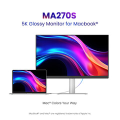 BenQ MA270S monitör, 5k çözünürlüğe sahip nano parlak bir panele sahiptir
