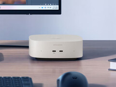 UFS sürümü şu anda $499.99 fiyatla satılıyor. Görselde: mini PC'nin ön yüzünü gösteren bir tanıtım görseli.