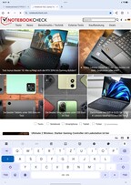 Oppo Pad 4 Pro: Dikey yönde varsayılan klavye