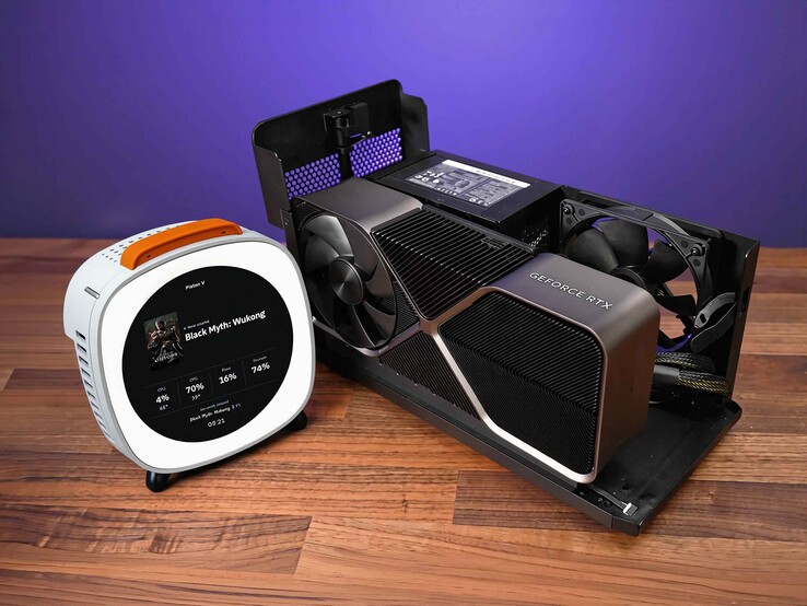 Piston V mini PC, hızlı eGPU bağlantıları için bir OCuLink bağlantı noktasına sahiptir. 