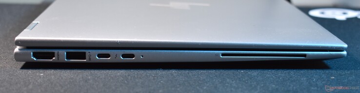 sol: HDMI, USB A 3.2 Gen 1, 2x Thunderbolt 4, Akıllı kart okuyucu