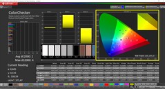CalMAN ColorChecker (Profil: Yerel, Hedef Renk Alanı: P3)