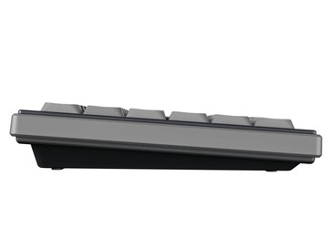 Düşük profilli Cherry Xtrfy K63W Pro'nun yan profili.