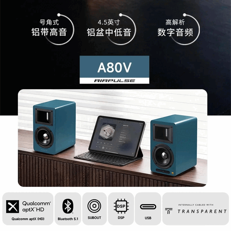 Yeni hoparlör, 3,5 mm AUX girişi ve Savitech Hi-Fi USB kod çözme özelliğini ekler.