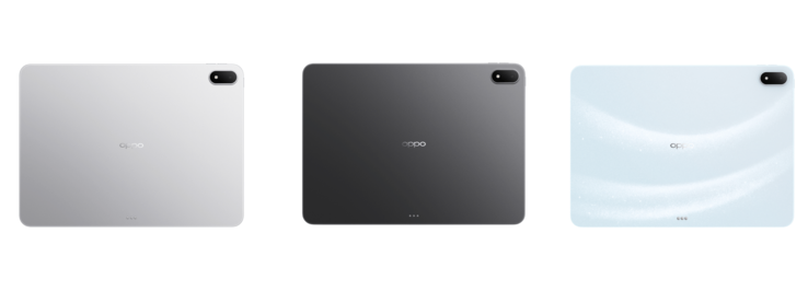 Oppo Pad 6 üç renk seçeneğiyle geliyor.