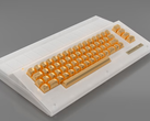 Henüz piyasaya sürülmemiş Slimline Commodore 64C Ultimate Founders Edition'ın render edilmiş bir görüntüsü