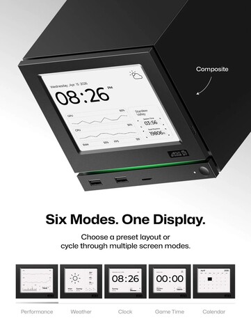 500 mAh bataryalı bir e-ink modeli de mevcuttur.