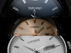 Casio, Seiko ve Citizen logoları