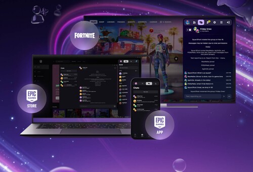 Epic Games Store birden fazla cihazda metin mesajlaşması