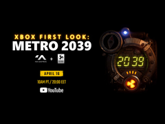 Metro 2039'un tanıtım tarihini gösteren bir poster
