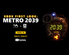 Metro 2039'un tanıtım tarihini gösteren bir poster