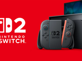Nintendo Switch 2 konsolu logosunun sağında resmedilmiştir