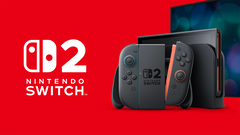 Nintendo Switch 2 konsolu logosunun sağında resmedilmiştir