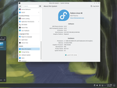 Fedora Linux çalıştıran bir masaüstü ortamı resmedilmiştir.