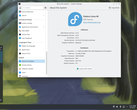 Fedora Linux çalıştıran bir masaüstü ortamı resmedilmiştir.
