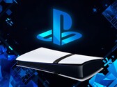 PlayStation logosunun gösterildiği PS5 Pro konsolu için banner