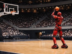 Toyota, 25 metreye kadar atış yapabilecek şekilde tasarlanan en yeni nesil basketbol robotu CUE7'yi tanıttı.