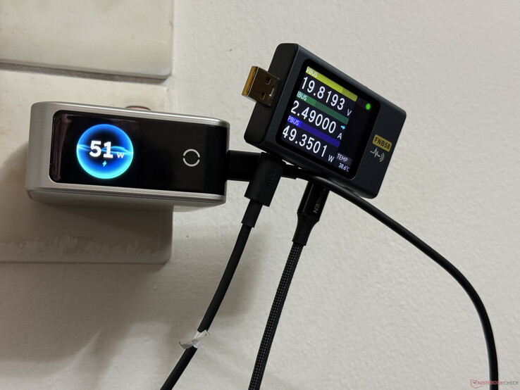 Ugreen Nexode Pro 160W’nin ölçüm cihazı ve USB test cihazı ile karşılaştırmalı ölçüm sonuçları