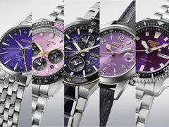 Soldan sağa doğru resimde görülen modeller: Seiko Presage HCB006J1, Prospex HBJ005, Astron HAB011J1, Alpinist HBC006J1 ve 5 Sports HDB003.
