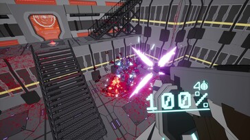 Görselde: Cyberfrags '69'dan bir oynanış ekran görüntüsü.