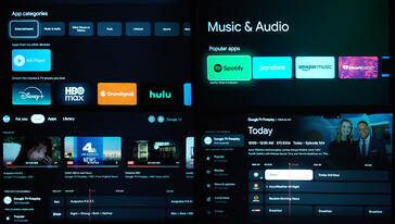 Google TV mağazasında birçok ücretsiz canlı TV kanalı ve uygulaması bulunmaktadır. (Resim kaynağı: Notebookcheck)