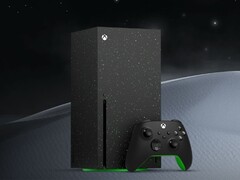 Resimde görülen Xbox Series X Galaxy Black 2 TB disk sürümü