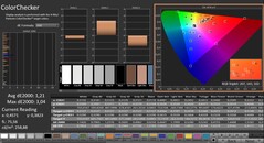 CalMAN: ColorChecker (kalibre edilmiş)