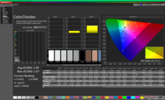Kalibrasyondan sonra ColorChecker