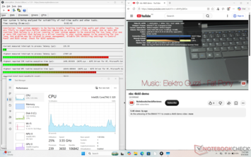 LatencyMon, DPC sorunlarını gösterir ancak bunun dışında 4K60 video oynatma sırasında kare kaybı yaşanmaz