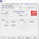 CPU-Z: AMD Radeon Grafikleri