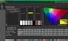 Kalibrasyon sonrası ColorChecker