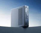 MS-01 SE, en fazla 64 GB DDR4 RAM ile donatılabilir. Resimde: mini PC’nin ön tarafını gösteren tanıtım fotoğrafı.