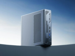 MS-01 SE, en fazla 64 GB DDR4 RAM ile donatılabilir. Resimde: mini PC’nin ön tarafını gösteren tanıtım fotoğrafı.