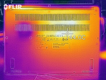 Heat map under load - Bottom