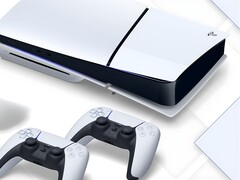 PS5 konsolu iki kumanda ile gösterilmiştir (Görsel kaynağı: Sony Interactive Entertainment, düzenlemelerle)