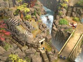 Şu anda Steam'de %90 indirimde olan Shadow Tactics: Blades of the Shogun'dan bir ortamı gösteren görsel.