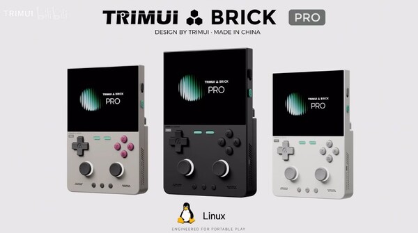 TrimUI Brick Hammer Pro, polikarbonat bir kasaya ve Allwinner işlemciye sahiptir.