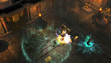 Resimde görülüyor: Titan Quest Anniversary Edition'dan bir oynanış ekran görüntüsü.