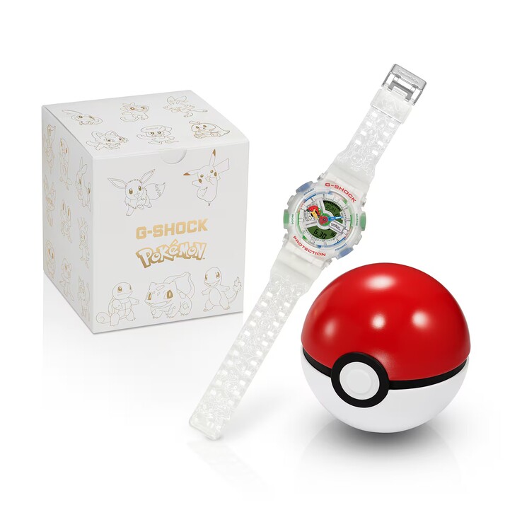 Sınırlı sayıda üretilen bu saat, Poké Ball şeklindeki vitrinle birlikte özel bir koleksiyoncu kutusu içinde gönderilir.