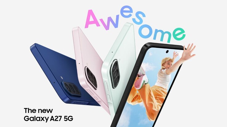Galaxy A27, üç farklı renk seçeneğiyle sunuluyor