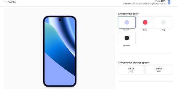 Pixel 10a'nın yeni fiyatı artık Google Store ve Amazon'da geçerli.