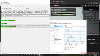 MSI Alpha 15 biraz daha yüksek DPC gecikmesine sahip