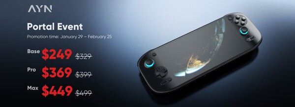 AYN, Odin 2 Portal'ın fiyatını sınırlı bir süre için düşürdü. (Resim kaynağı: AYN)
