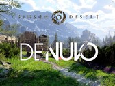 Crimson Desert için Denuvo logolu afiş gösterilmektedir