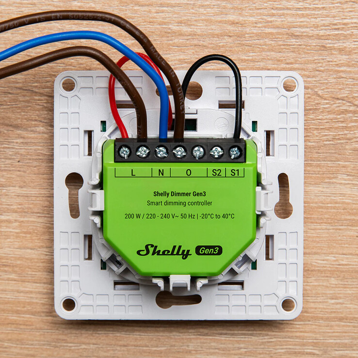 Shelly Dimmer Gen4. (Resim kaynağı: Shelly)