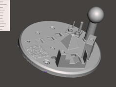 sermoon S1 ile tarandıktan sonra MeshMixer'da Scanbech'in 3D modeli