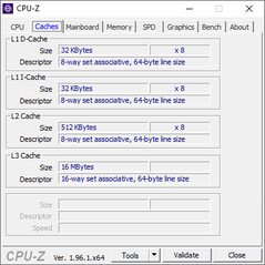 CPU-Z Önbellekleri